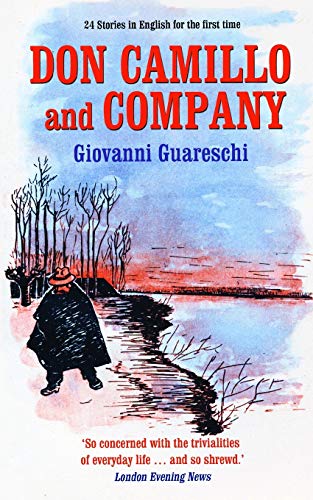 Book cover: "Don Camillo and Company" with a figure walking away.