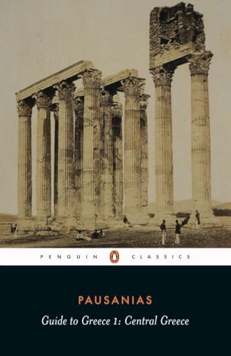 Book cover: ancient Greek temple ruins with text "Guide to Greece.