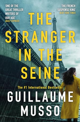 Book cover showing a woman in a yellow coat facing the Eiffel Tower.