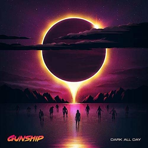 Album cover: dark landscape with a glowing orb and silhouetted figures.