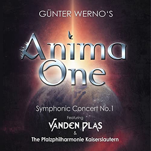 CD cover for “Anima One” by Günter Werno, featuring a glowing planet.
