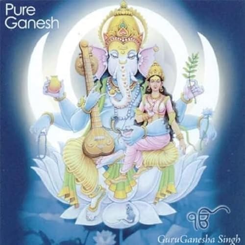 CD cover featuring Ganesha and a woman in a colorful, ornate illustration.