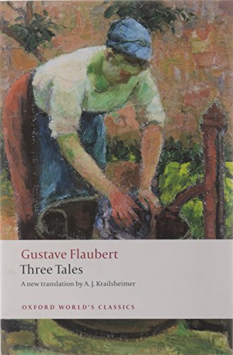 Book cover: painting of a woman washing clothes, titled "Three Tales".