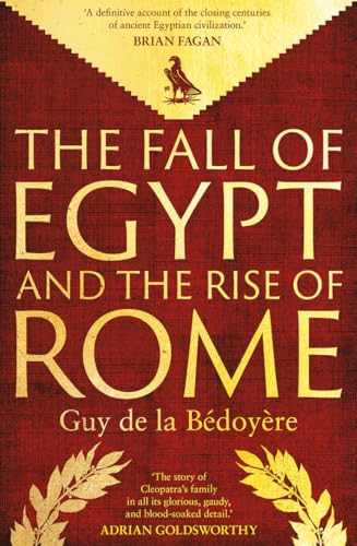 Book cover with red textured background, gold text, an eagle icon, and laurel branches.