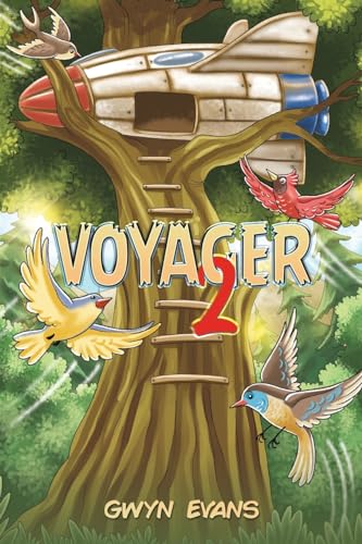 Book cover: tree with airplane in branches and surrounding birds.