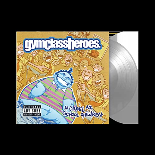 Gym Class Heroes album cover and a silver vinyl record.