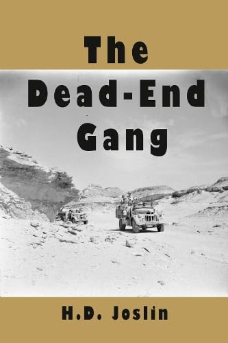 Book cover: "The Dead-End Gang" with a desert landscape and military vehicles.