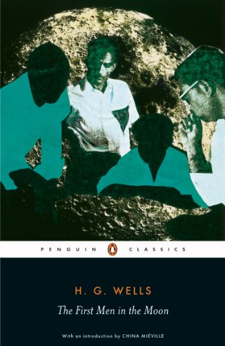 Book cover featuring silhouettes of men against a large moon with teal accents.