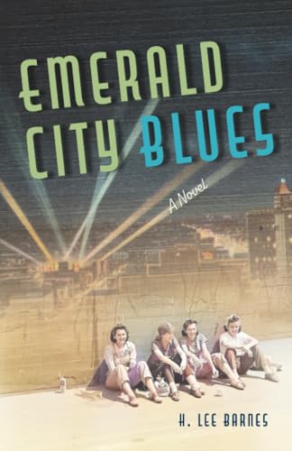 Book cover: "Emerald City Blues" with four women in a city scene.