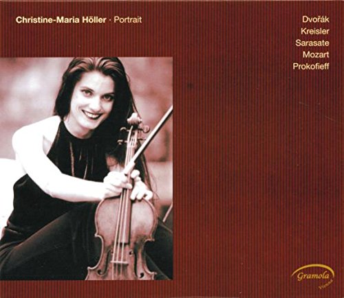 CD cover featuring violinist Christine-Maria Höller in portrait.