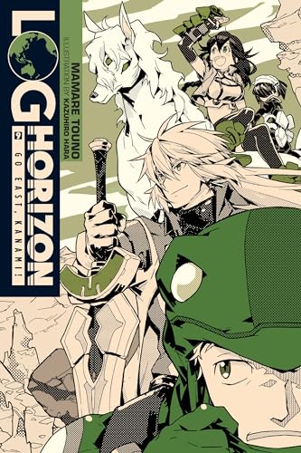 Log Horizon light novel volume 9 cover with anime-style characters.