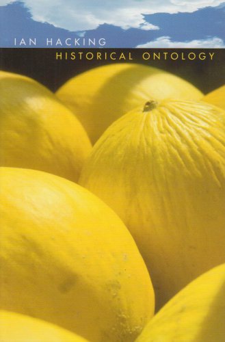 Book cover with yellow melons and title “Historical Ontology.”