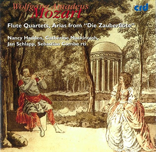 CD cover depicting a man playing flute and a woman in a garden.