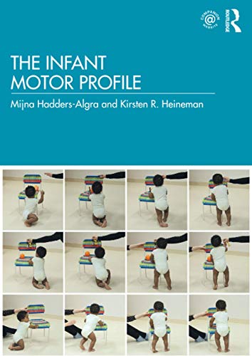 Book cover with photos of a baby undergoing motor skill assessments.
