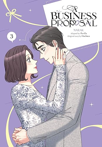 Manga cover: couple embracing, with title “A Business Proposal, Vol. 3”.