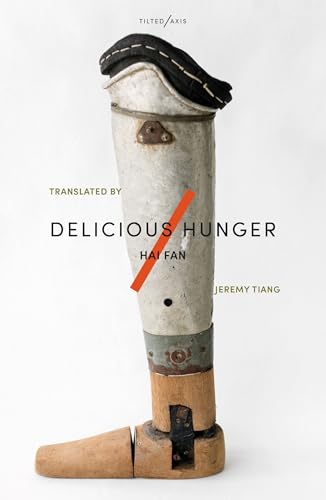 Book cover featuring a vintage prosthetic leg and bold red text.