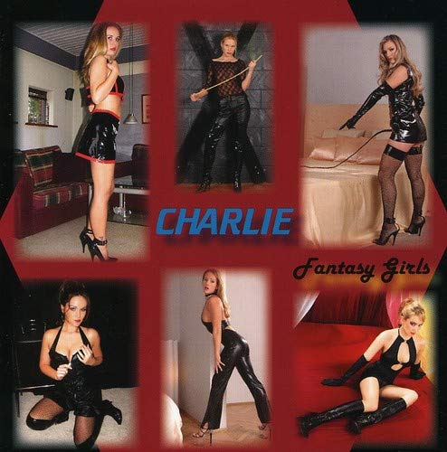 CD cover featuring four women in revealing latex clothing, red background.