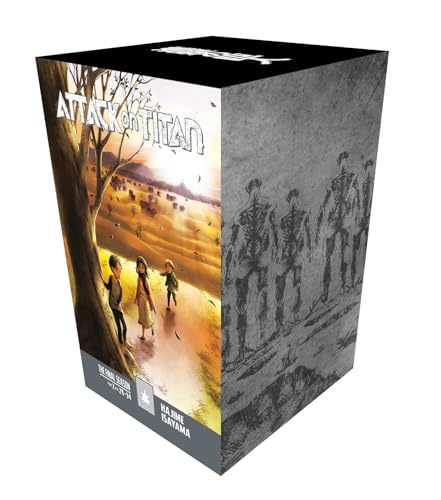 Attack on Titan Final Season box set showing a landscape scene and giant figures.