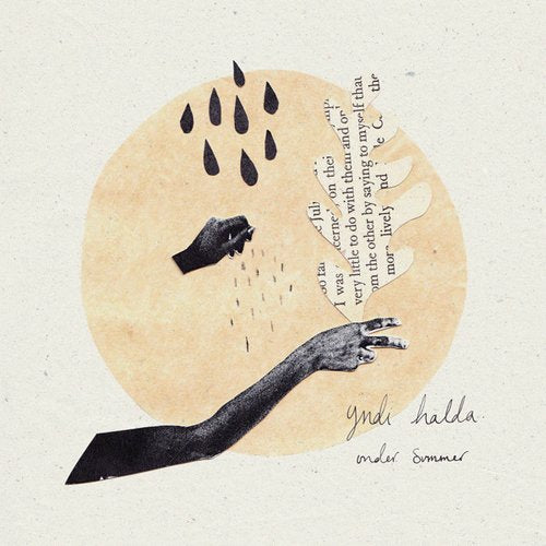 CD cover with hands reaching for a paper sun and raindrops.