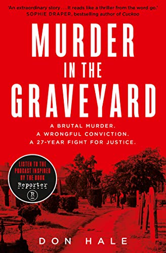 Red book cover with white title, graveyard scene, and author Don Hale’s name.