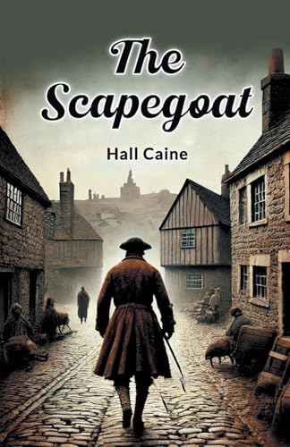 Book cover: a man walks away down a cobblestone street in a village.