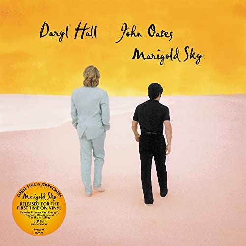 Album cover for Daryl Hall & John Oates’ “Marigold Sky” vinyl record.