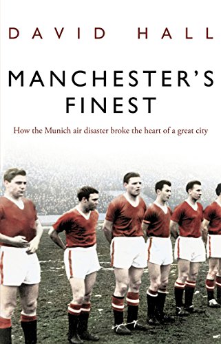 Book cover: "Manchester's Finest" with a historic football team photo.
