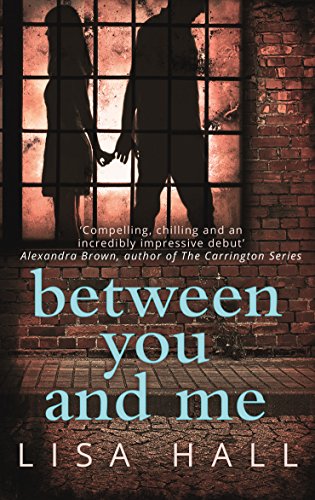 Book cover showing silhouettes of a couple holding hands behind a windowed wall.