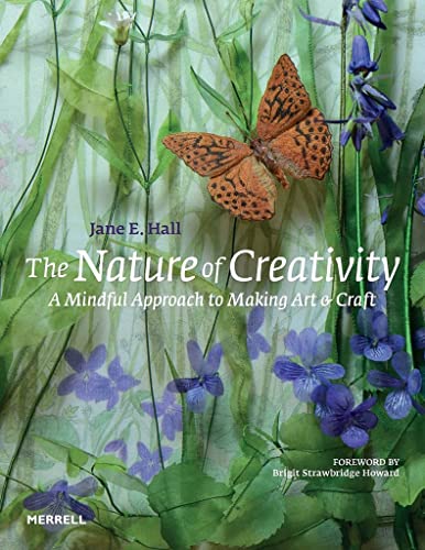 Book cover with watercolor painting of butterfly and purple flowers.