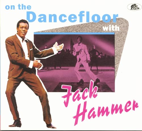 CD cover featuring Jack Hammer in a suit, posing and performing.