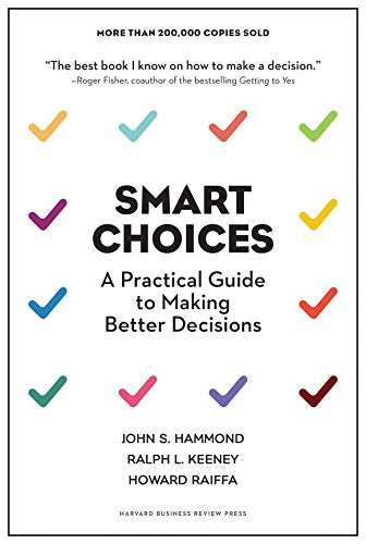 Book cover: "Smart Choices" with colorful checkmarks and author names.