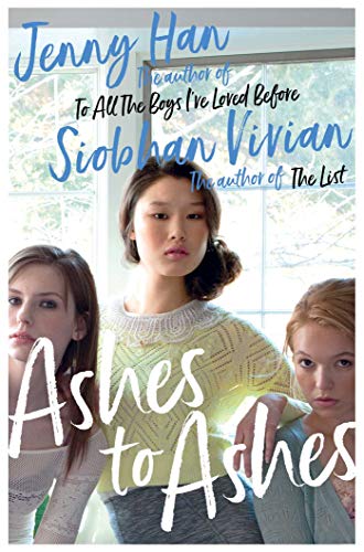 Book cover featuring three young women against a bright window with large white text.
