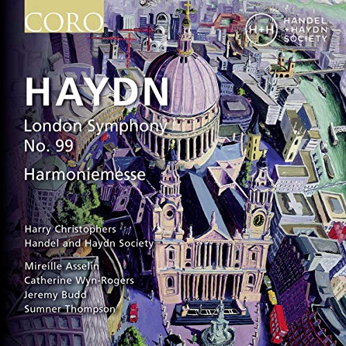 CD cover featuring a painted cityscape with St. Paul’s Cathedral.
