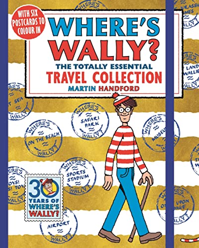 Where's Wally?" book cover with Wally in striped shirt and glasses.