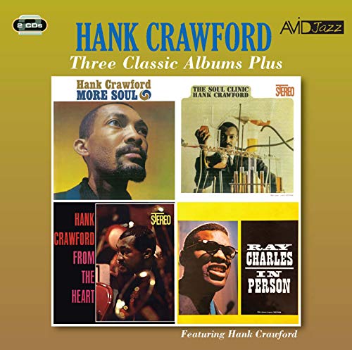 CD compilation featuring Hank Crawford and Ray Charles album covers.