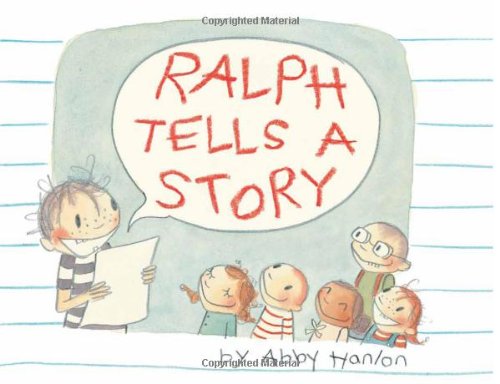 Book cover: boy reading to a group of diverse children.