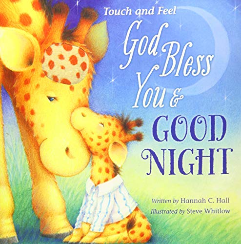 Children's book cover with a spotted giraffe and nighttime sky.