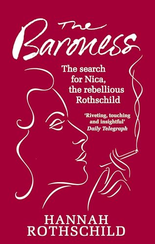Book cover with a white line-art profile of a woman smoking on maroon background.