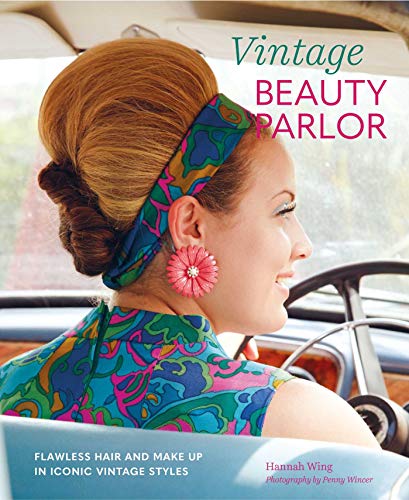 Woman with 1960s hairstyle and makeup, book cover detail.