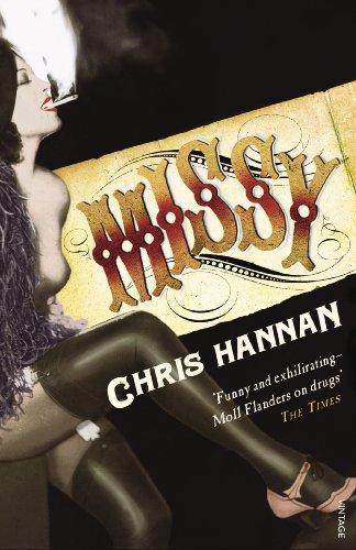 Book cover for “Missy” by Chris Hannan, featuring a woman in lingerie.
