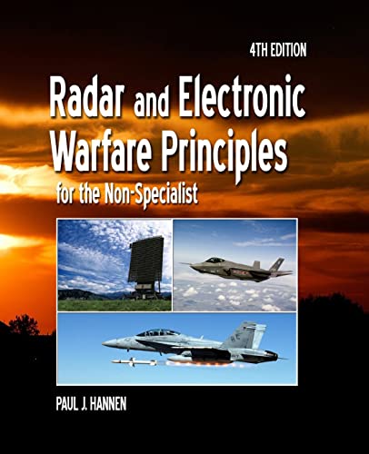 Book cover showing a radar array and fighter jets against a sunset background.