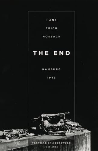 Book cover: "The End: Hamburg 1943" with a typewriter image.