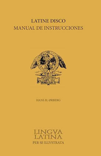 Golden book cover: "Latine Disco Manual de Instrucciones" with an eagle emblem.