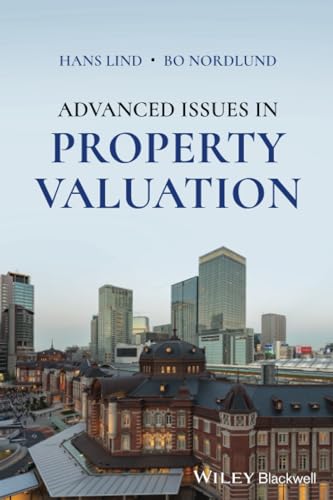 Book cover: “Advanced Issues in Property Valuation” with a city skyline.