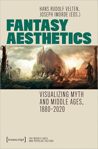 Book cover: "Fantasy Aesthetics" with a medieval fantasy landscape illustration.