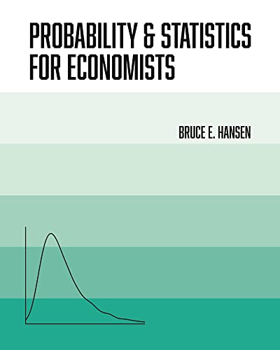 Book cover: "Probability & Statistics for Economists" with a graph.