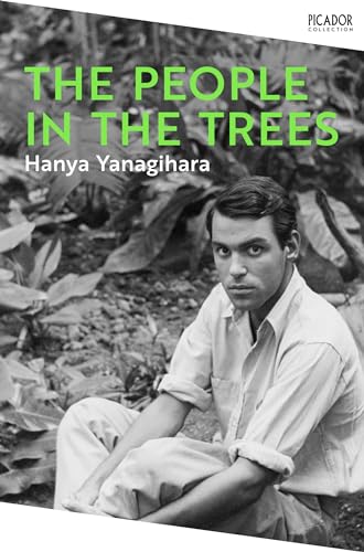 Book cover: a young man sits amongst lush green foliage.