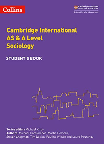 Purple textbook cover with white text: "Cambridge International AS & A Level Sociology".