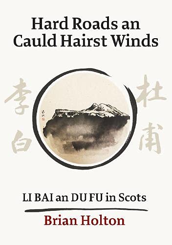 Book cover: mountain landscape with Chinese characters and Scots title.