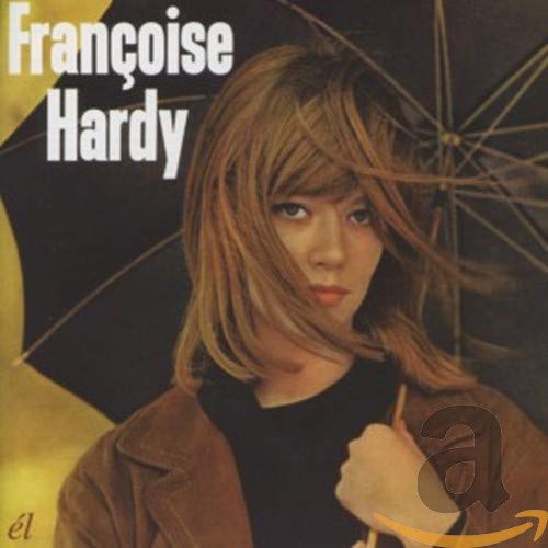 Francoise Hardy album cover featuring a portrait of the singer with an umbrella.